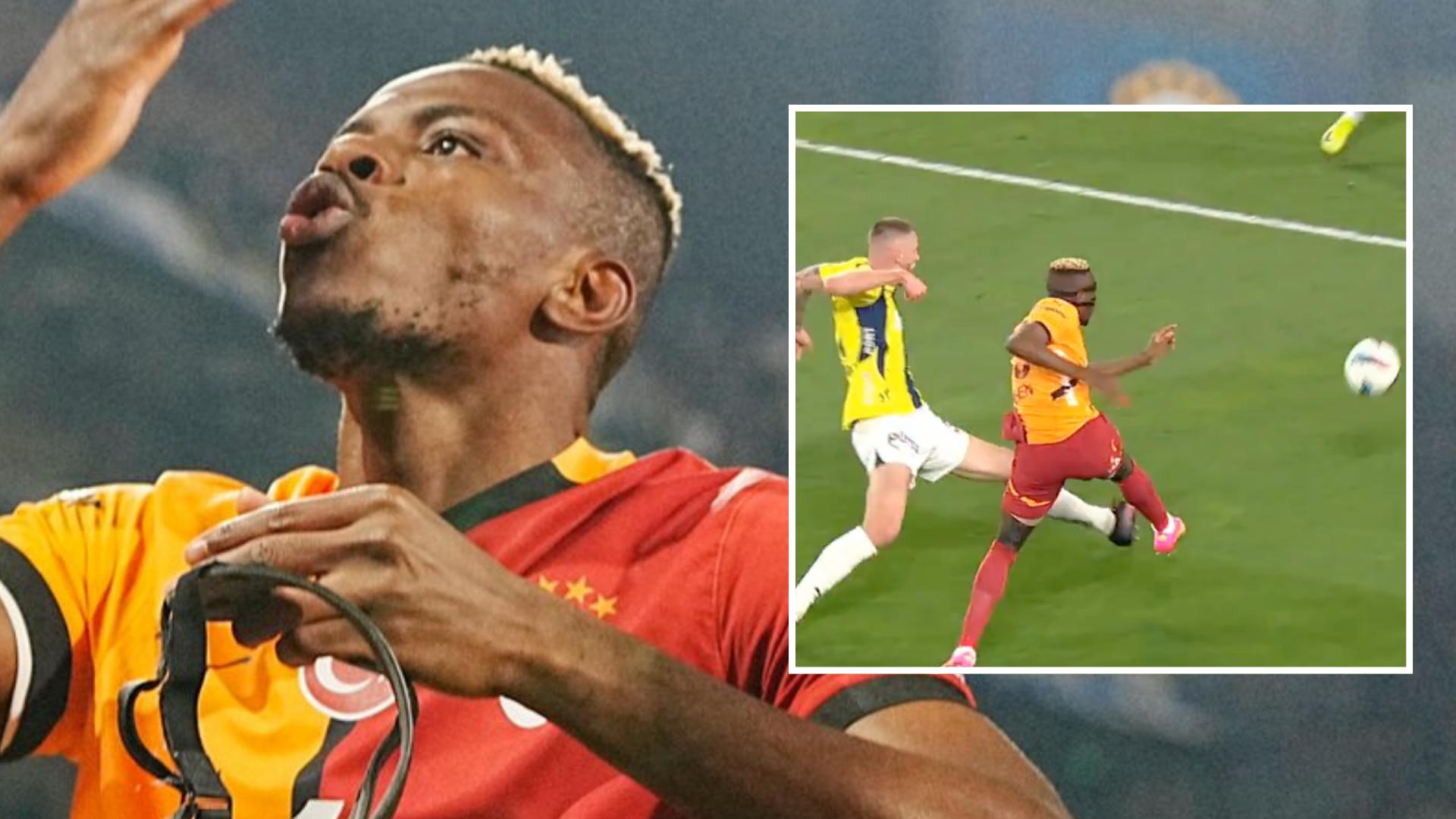 Amazing GOAL by Victor Osimhen for his brace with Galatasaray