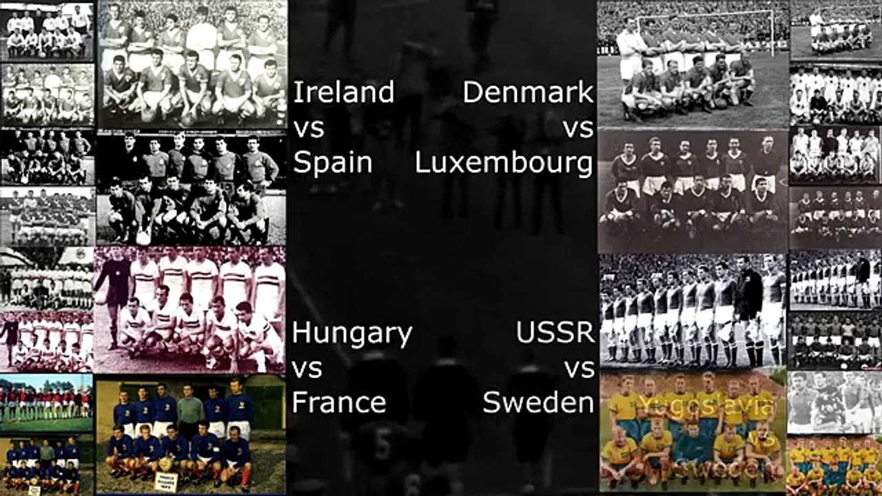UEFA Euro 1964 - Championnat d'Europe de Football 1964 Tous les buts de l'Euro 1964