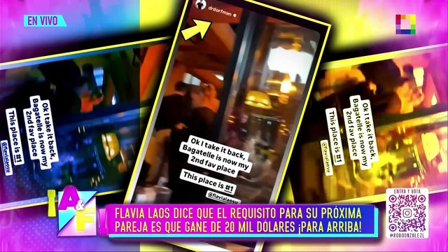 FLAVIA DICE QUE EL REQUISITO PARA SU PRÓXIMA PAREJA ES QUE GANE 20 MIL DOLARES | Willax