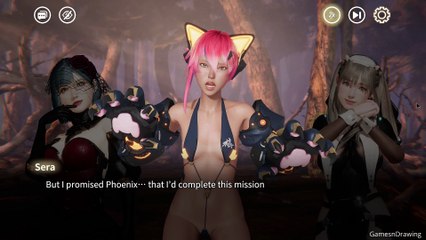 ライズオブエロス Rise of Eros Dark Fantasy's Curse A Doubtful Message Gameplay No Commentary