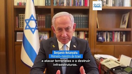 Netanyahu afirma que Israel está a criar um novo corredor de segurança que divide a Faixa de Gaza