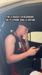Comment ne plus avoir la nausée en voiture en regardant son téléphone  🤮