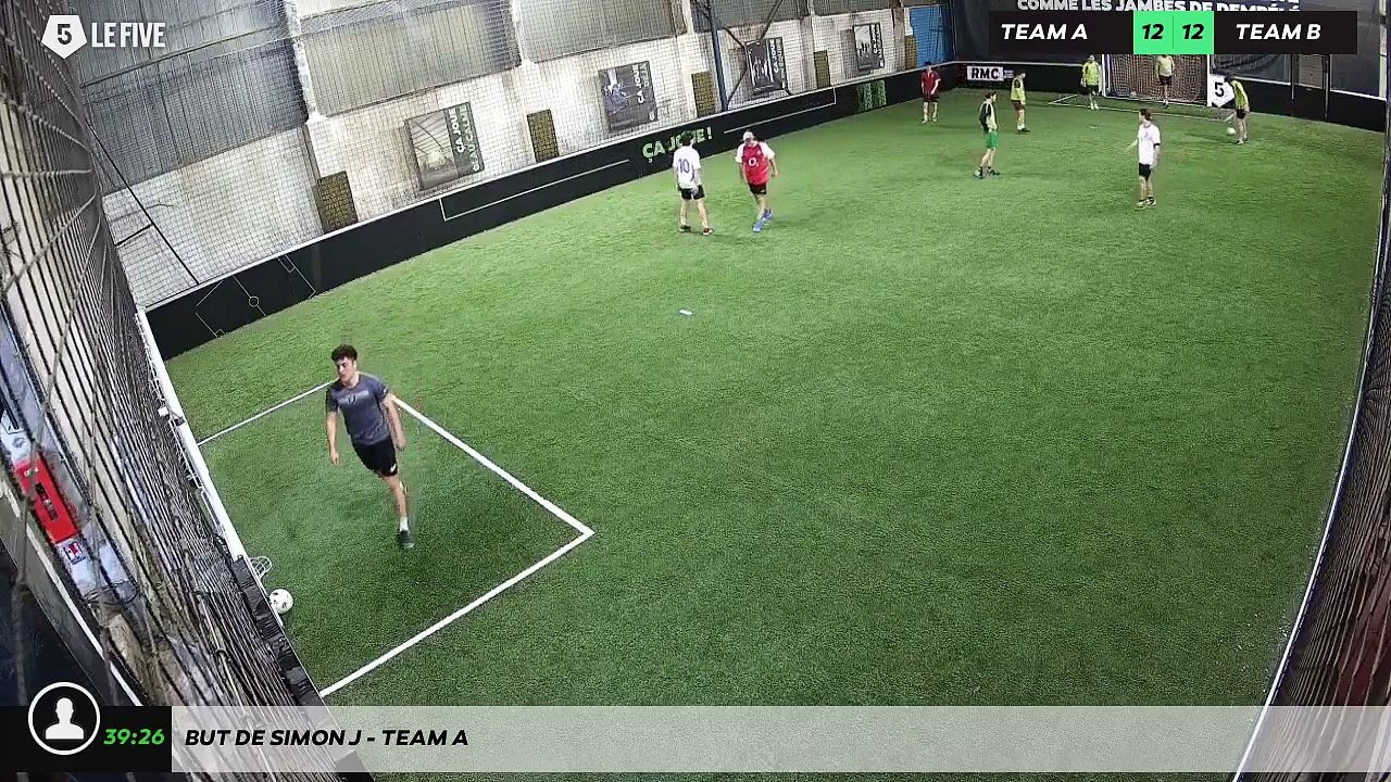 But de Simon J - Team A