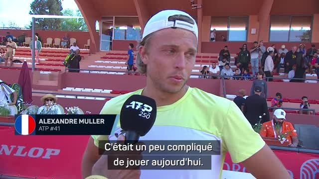 Marrakech - Müller : Après l'interruption, j'étais plus concentré