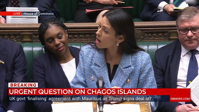 WATCH: Priti Patel raises urgent question over Chagos in the Commons