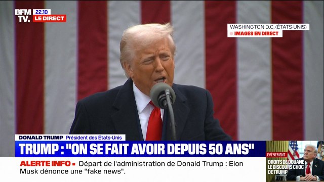 Donald Trump: Les droits de douane seront réciproques, ce qu'ils font pour nous, on le fera pour eux