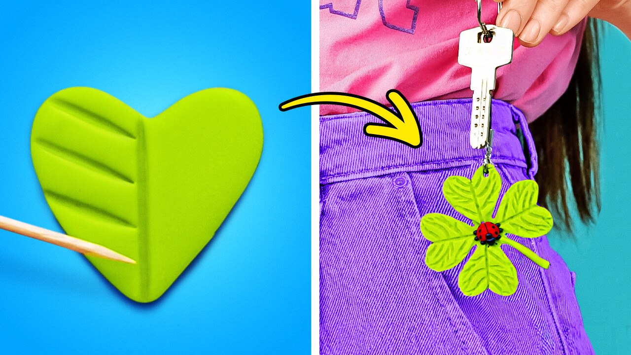 POLYMER CLAY CRAFTS 💖🍀 DIY FOR ST. PATRICK'S DAY