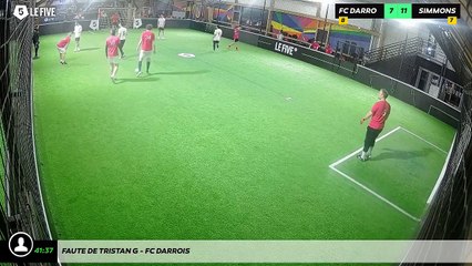 Faute de Tristan G - Fc Darrois
