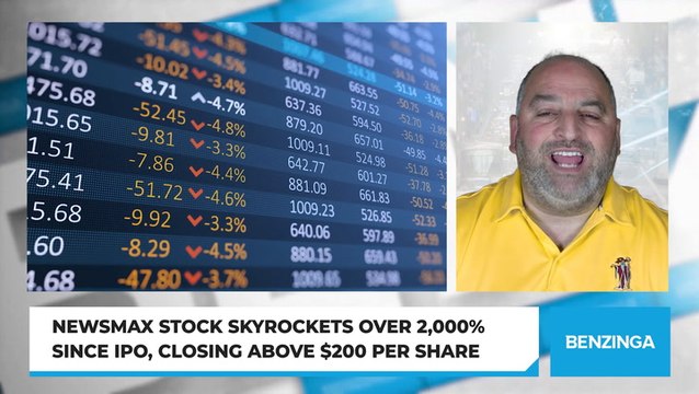 Newsmax Stock Skyrockets Over 2,000% Since IPO, Closing Above $200 Per Share