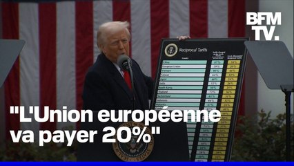 Droits de douane américains: la prise de parole de Donald Trump en intégralité