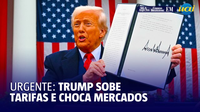 Trump impõe tarifas recíprocas e taxa produtos brasileiros em 10%
