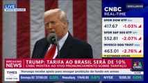 Empresas retornarão aos EUA devido às tarifas impostas, declara Trump em tarifaço