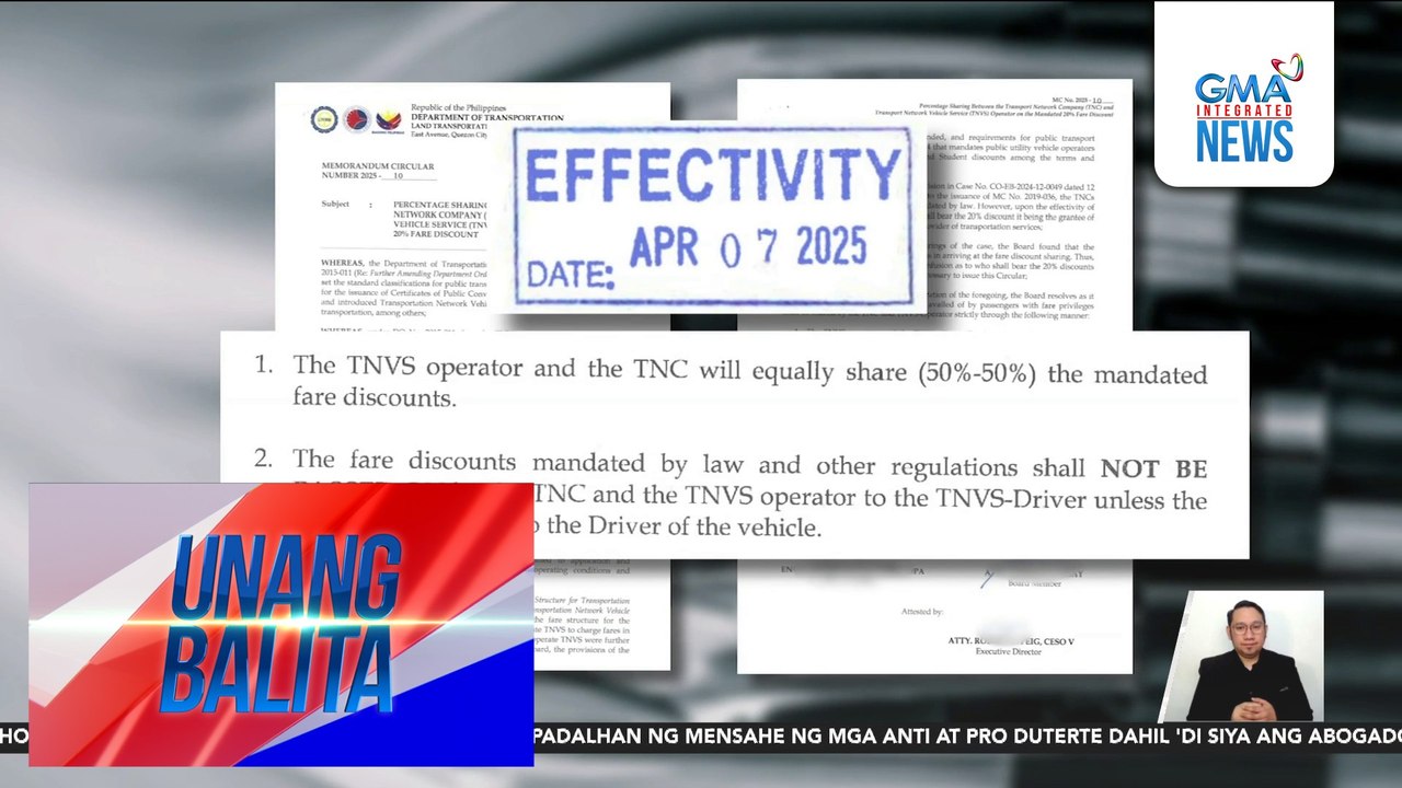 LTFRB – Discount ng mga senior citizen, PWD, at...