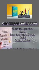 Best lesson from atomic habits