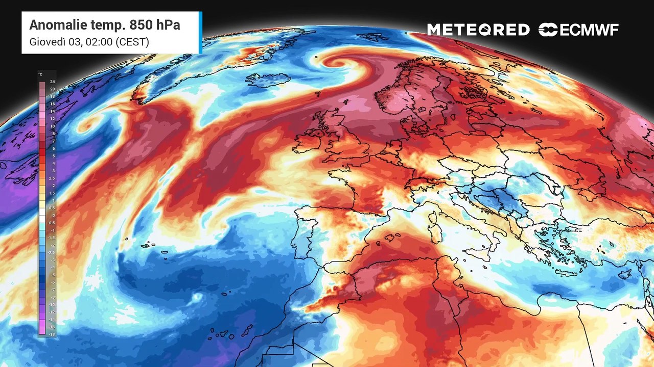 Aria artica in arrivo