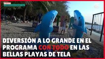 Diversión a lo grande en el programa Con Todo en las bellas playas de Tela