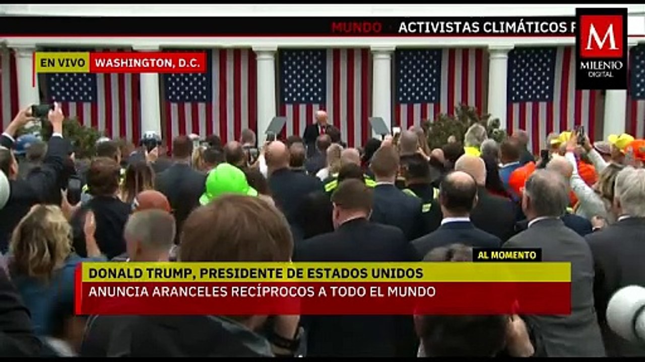 Donald Trump anuncia aranceles recíprocos a todo el mundo; entrarán en vigor a la media noche