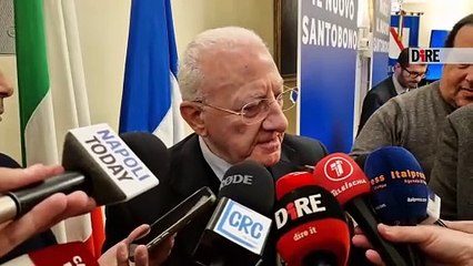 Napoli  - SANITÀ. DE LUCA: NUOVO SANTOBONO POLO PEDIATRICO DI VALORE EUROPEO (02.04.25)