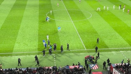 Celebración completa del FC Barcelona en el Metropolitano: Flick, Lamine y Pedri