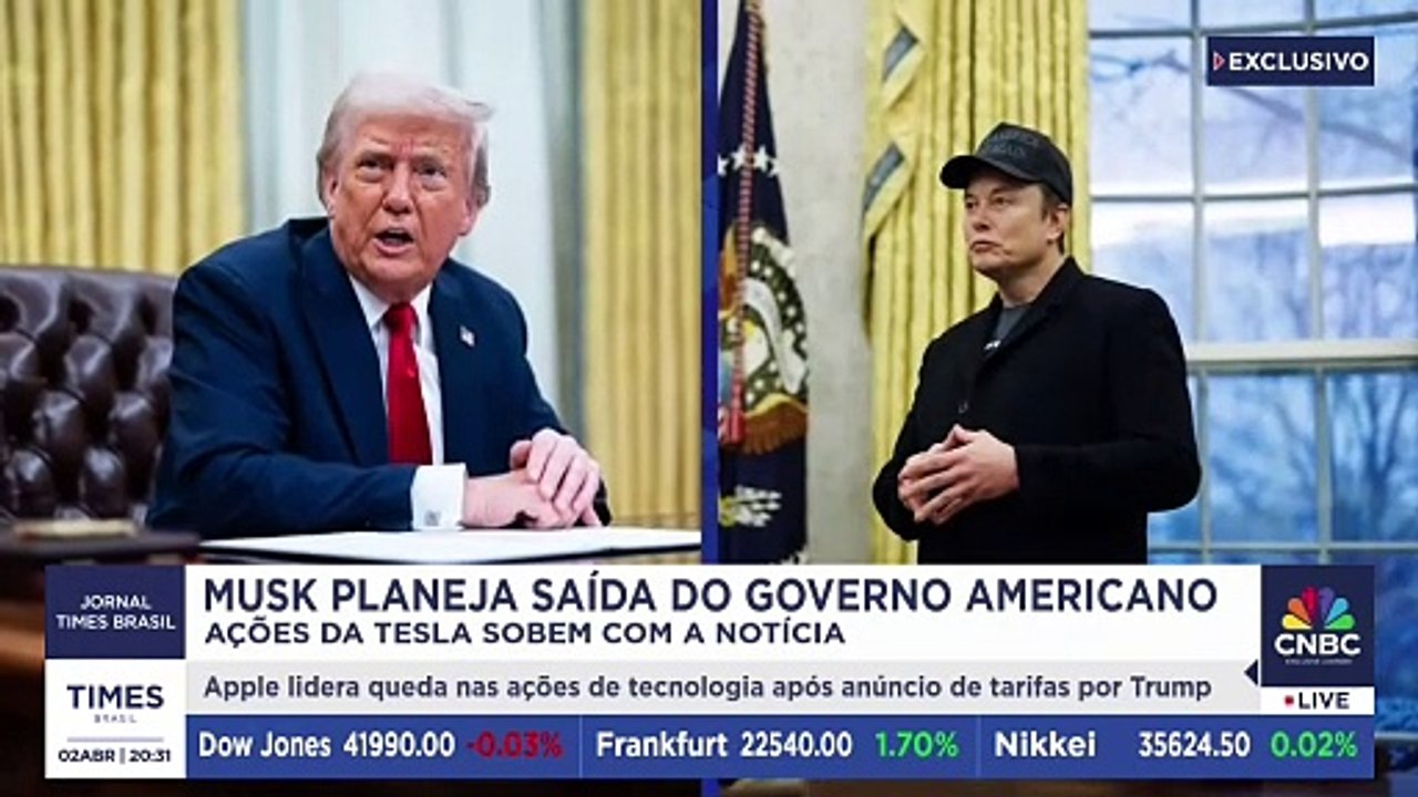 Entenda melhor alta de ações da Tesla após Musk deixar cargo no governo dos EUA | CNBC BREAKING