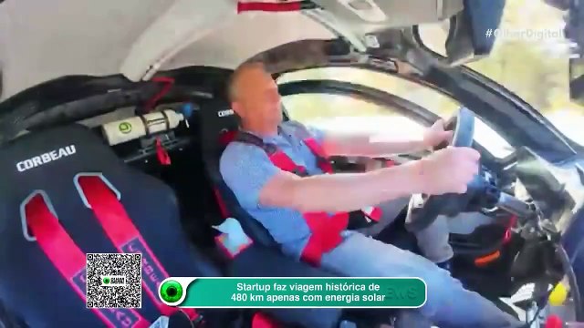 Startup faz viagem histórica de 480 km apenas com energia solar