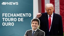 Ibovespa fecha de lado à espera do tarifaço de Trump | FECHAMENTO TOURO DE OURO