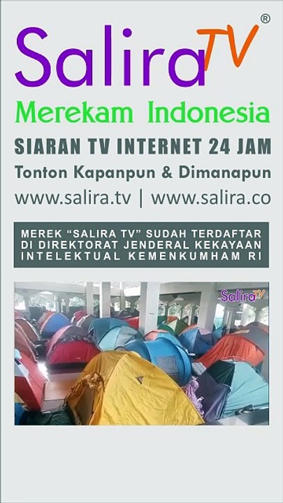 Keseruan Itikaf Ramadan di Tenda Warna-Warni