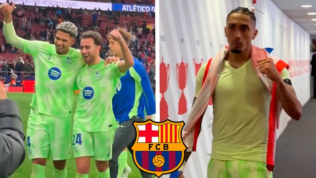 Barcelona: Así celebran los jugadores el pase a la final de Copa del Rey, que será ante el Real Madrid
