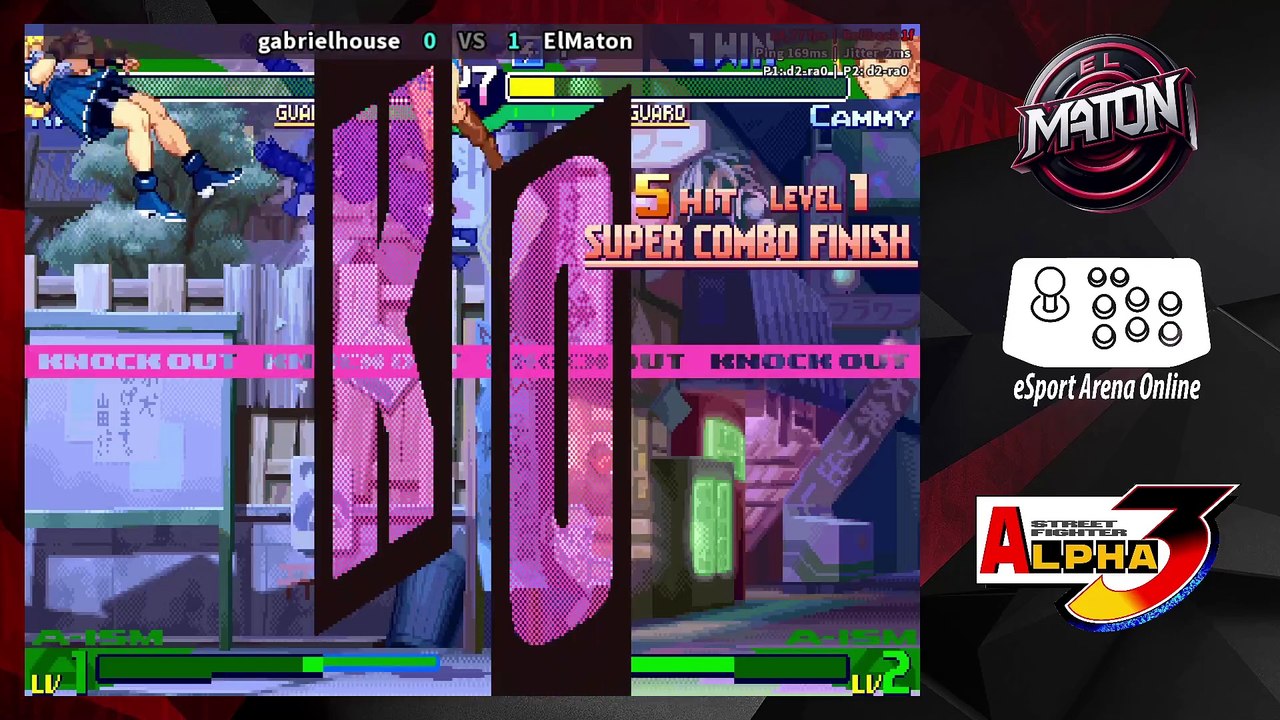 Street Fighter Alpha 3 • Luchas en linea • "GabrielHouse" vs "ElMaton" • #casualplay (2025/04/02)