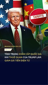 Tình trạng khẩn cấp quốc gia khi thuế quan của Trump làm giảm giá tiền điện tử - iblockchain.edu.vn