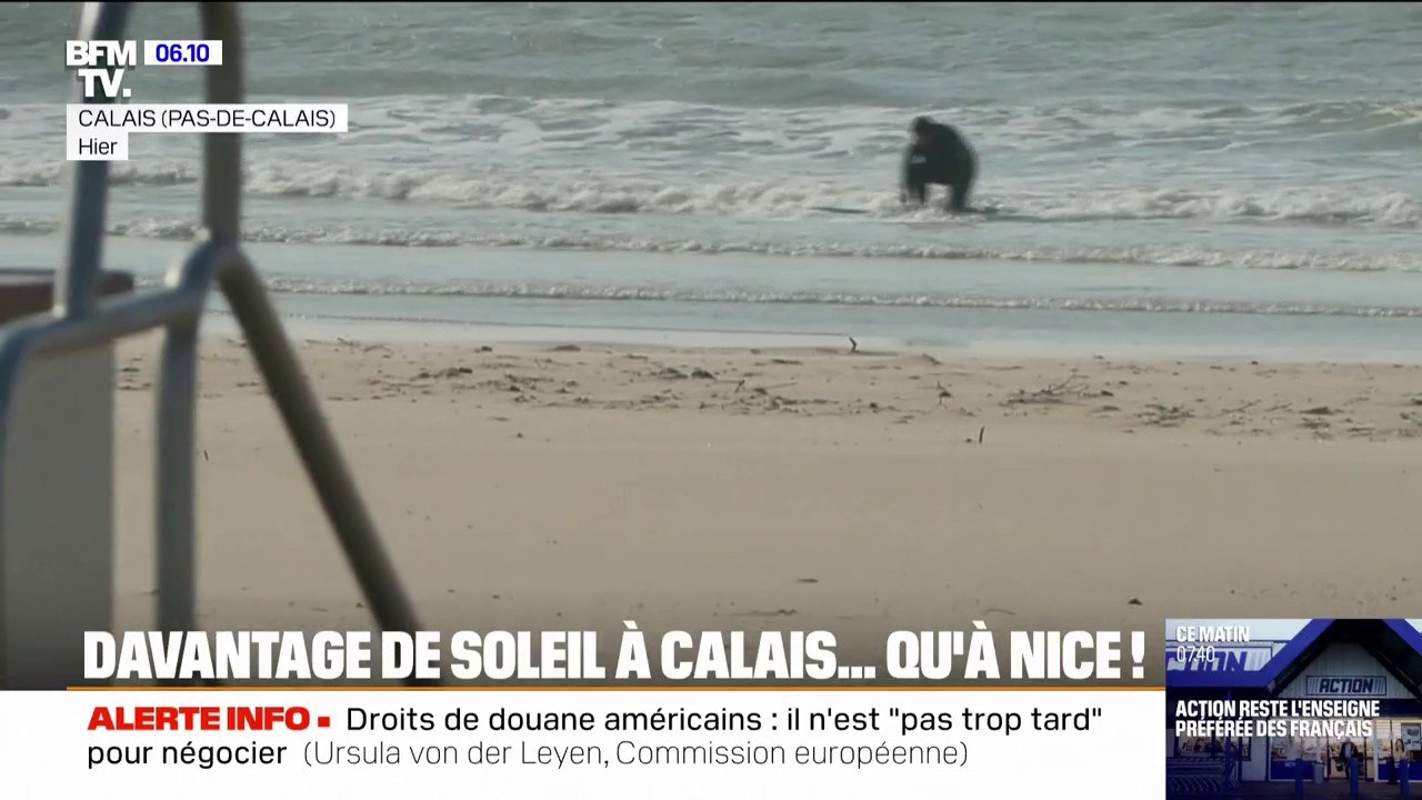 Calais est la ville en France qui a connu le plus grand nombre d’heures d’ensoleillement en mars