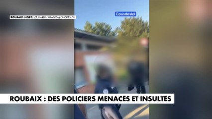Roubaix : des policiers menacés et insultés