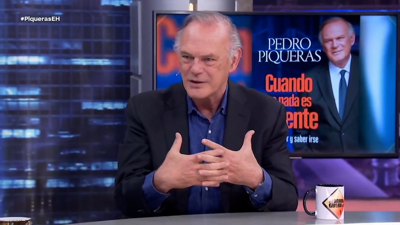 Pedro Piqueras presenta 'Cuando ya nada es urgente' en 'El Hormiguero'