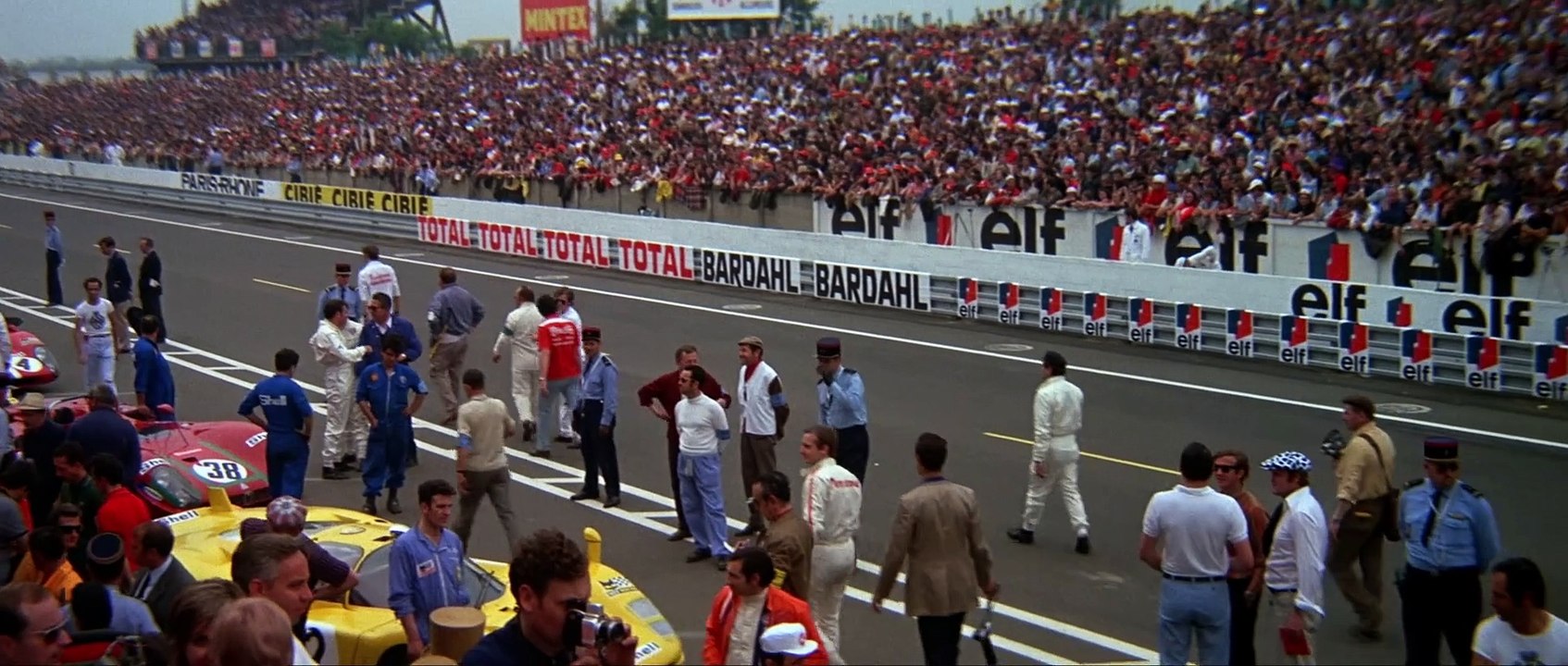 Le Mans Steve McQueen, Siegfried Rauch, Elga Andersen, Luc Meranda 1971