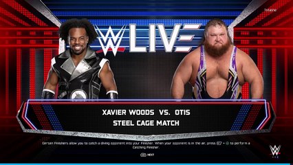 Xavier Woods Versus Otis (WWE 2K25)