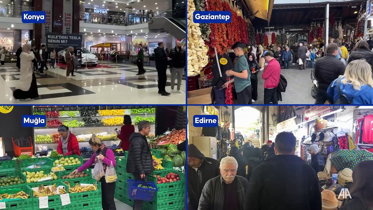 Yurt genelinde 'boykot çağrısı'na rağmen alışveriş noktalarında hareketlilik yaşandı