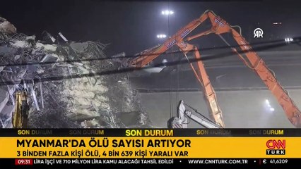 Myanmar'daki depremlerde bilanço ağırlaşıyor: Can kaybı 3 bini aştı