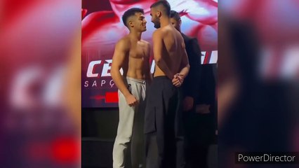Funny Face off and Weigh-in in MMA and Boxing