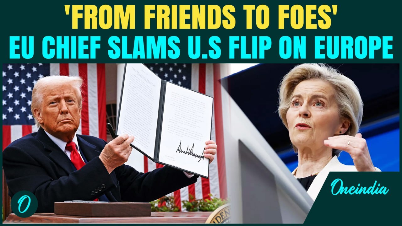 Trump's Trade War Hits European Allies: Chief Ursula SLAMS Tariffs - ‘MAJOR BLOW to Global Economy'