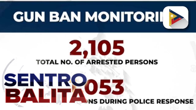PNP-HPG, inatasan na ring magsagawa ng checkpoints; bilang ng mga naaresto sa paglabag ng election gun ban, umabot na sa mahigit 2K ayon sa PNP