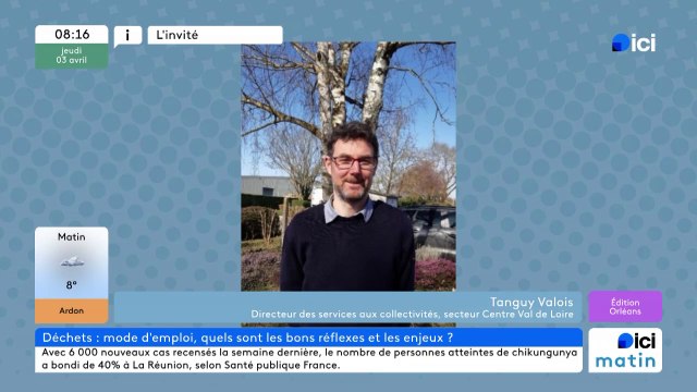 L'invité d'ici matin : Tanguy Valois