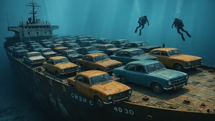 Missing Cargo Ship Found at the Bottom of the Ocean — Still Loaded with Vintage Cars!