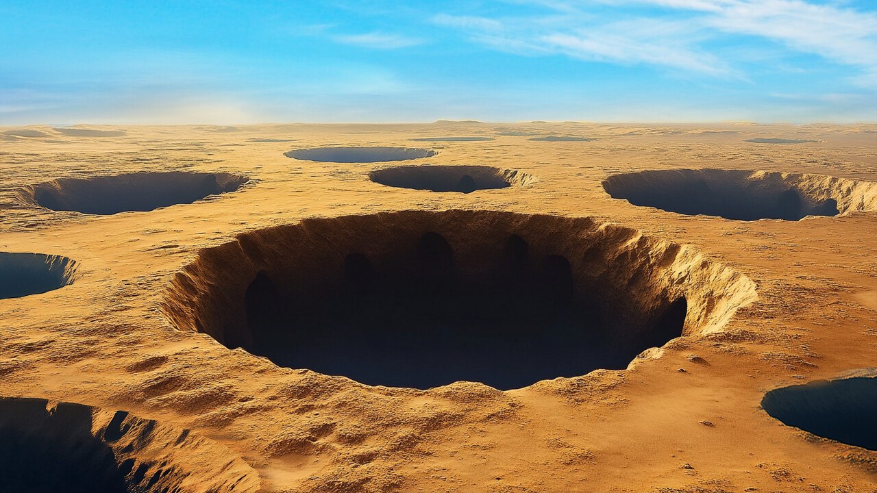 Strange Holes in the Desert Spotted on Google Earth - What Are They?