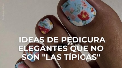 Ideas de pedicura elegantes que no son las típicas