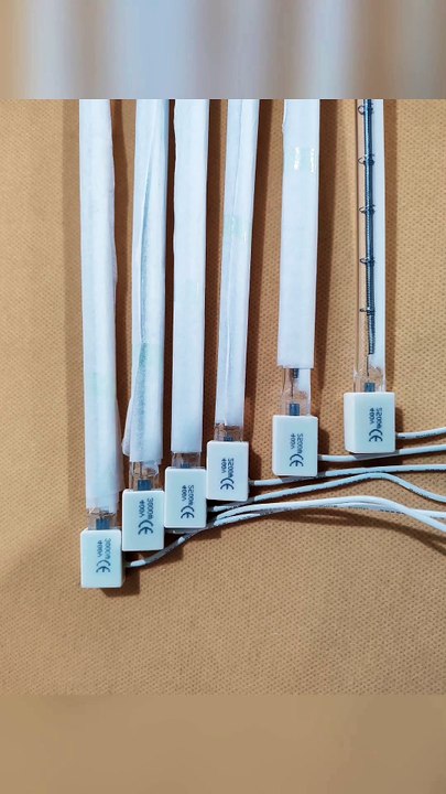 2500W 3000W 400V Infrared Halogen Quartz Heater Lamp Heating Elements Bulb for Sidel Blowing Machine