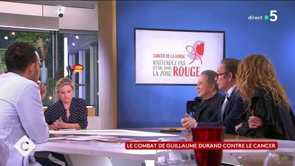 Guillaume Durand est revenu son combat contre le cancer de la mâchoire dans "C à vous".
