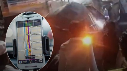 Moradabad : रॉन्ग साइड चल रही कार कंटेनर से टकराई, 2 की मौत