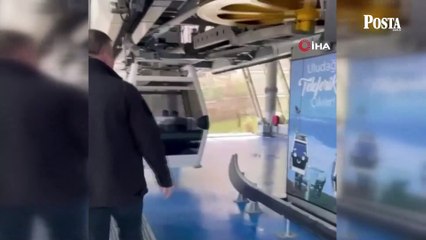 Bursa'da aranması olan şahıs tatil dönüşü teleferikte yakalandı