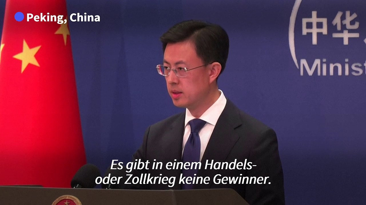 China: 'Keine Gewinner in einem Handelskrieg'