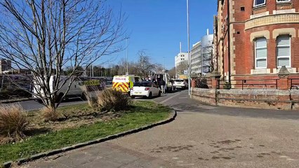 Drug search of man in Portsmouth road